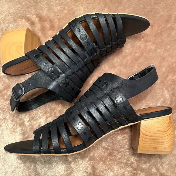 Lucky Brand Natissah Womens Leather Open Toe Huarache Sandals Size 9M - Picture 11 of 15